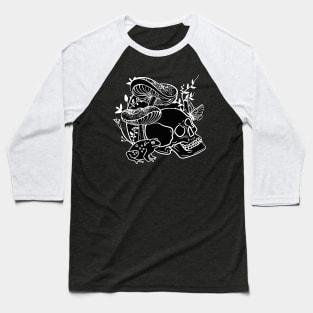 Fungal Skull Baseball T-Shirt